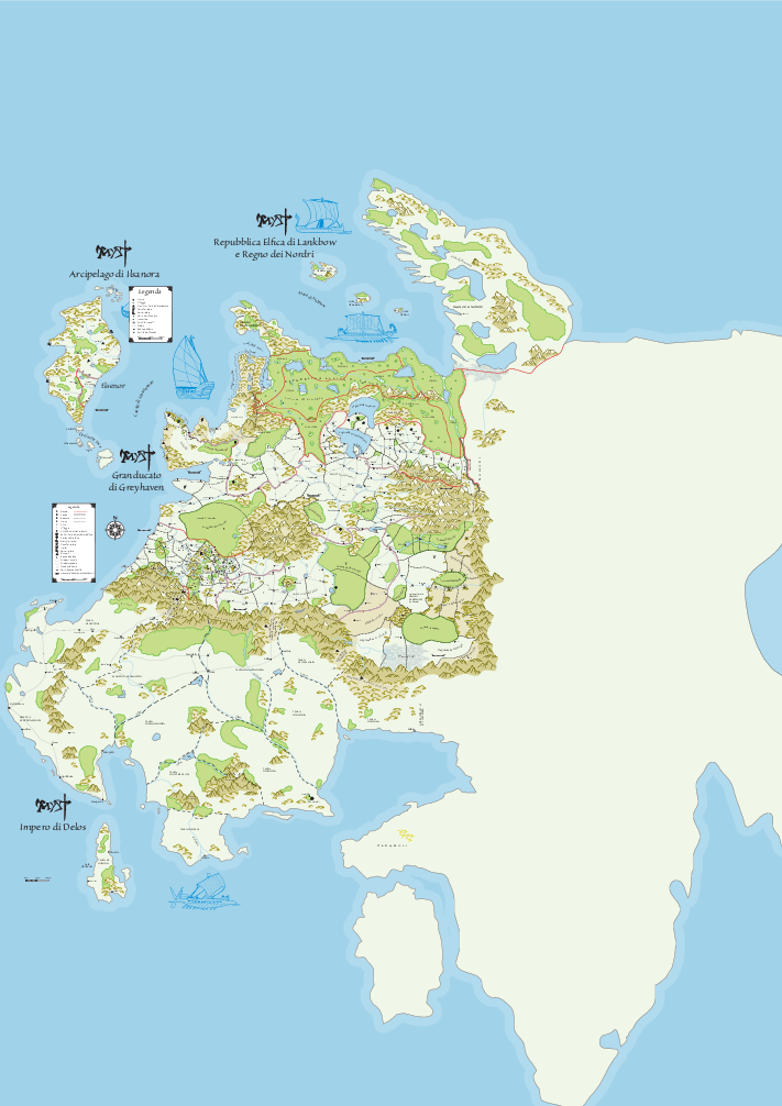 Continente di Sarakon (mappa)