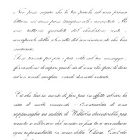 Risposta di Guelfo a Solice a seguito della lettera da lei consegnata a lui il giorno stesso.