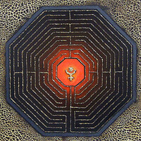 Immagine che raffigura il ''Labirinto Ermetico'', simbolo dell'[[Alchimia]].
