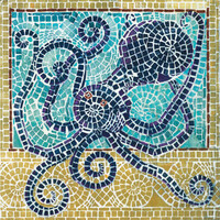 Mosaico che decora il castello di Kahlan.