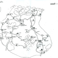 Mappa della Baronia di Sarthe