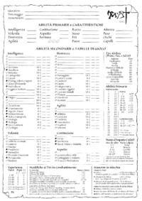 Scheda del Personaggio - Fronte A4 (v4.1.070625)