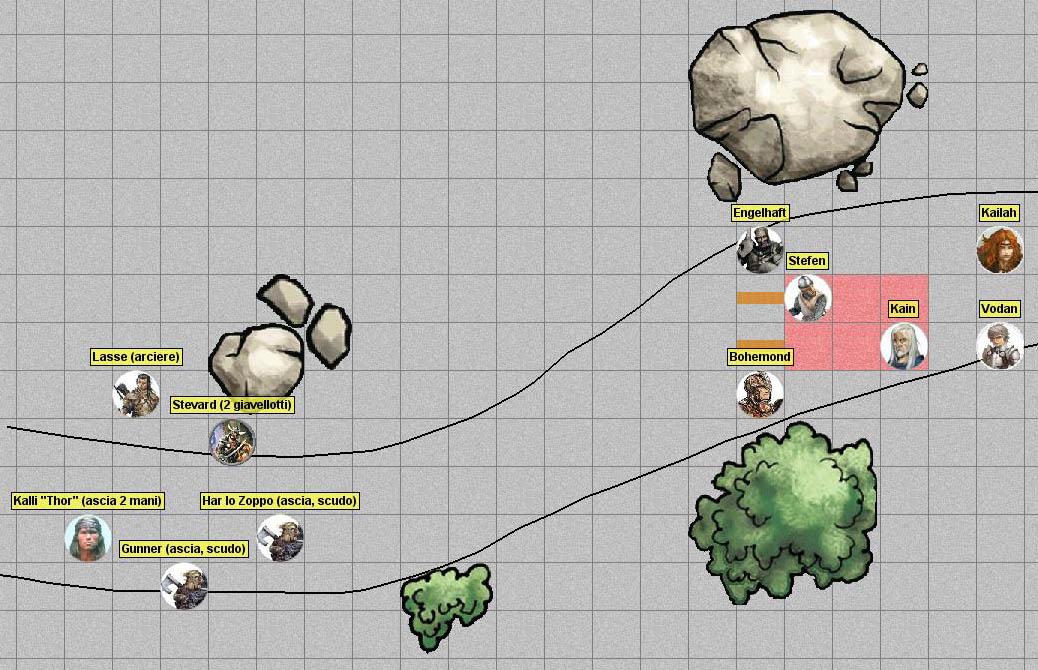 Scontro lungo la strada per la Torre 3 di Uryen - Diagramma 01