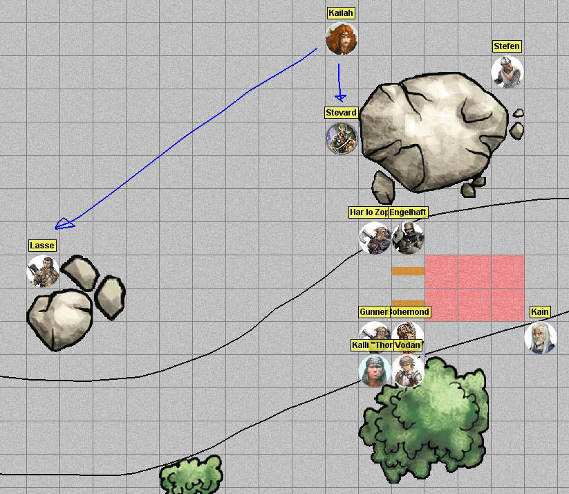 Scontro lungo la strada per la Torre 3 di Uryen - Diagramma 04