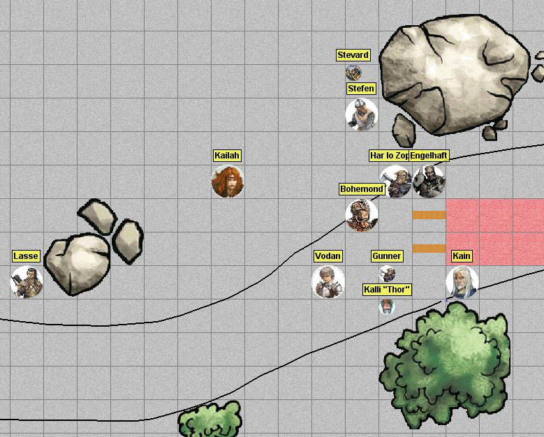 Scontro lungo la strada per la Torre 3 di Uryen - Diagramma 05