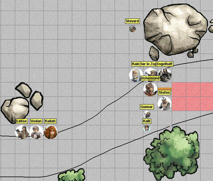 Scontro lungo la strada per la Torre 3 di Uryen - Diagramma 06