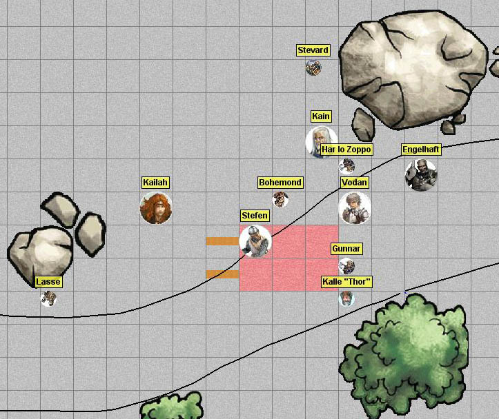 Scontro lungo la strada per la Torre 3 di Uryen - Diagramma 07