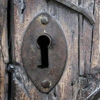 Antica serratura.