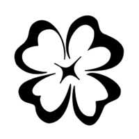 Il simbolo di Harkel, raffigurante un quadrifoglio, utilizzato soprattutto all'interno del Granducato di Greyhaven ma conosciuto anche presso la Repubblica Elfica di Lankbow e nell'Impero di Delos.